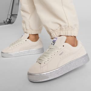 Suede XL Galactic Women's Sneakers, Vapor Gray-Vapor Gray-PUMA Silver, extralarge