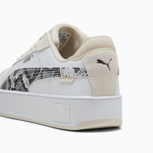 Carina Street Snake Chic Sneakers Women, PUMA White-PUMA Black-Alpine Snow, extralarge
