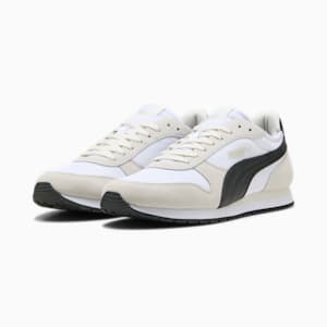 ST MILER Men's Sneakers, PUMA White-PUMA Black-Vapor Gray, extralarge