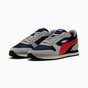 ST MILER Men's Sneakers, PUMA Navy-For All Time Red-Flat Light Gray, extralarge