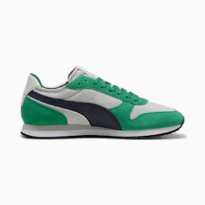 ST MILER Men's Sneakers, Glacial Gray-PUMA Navy-Archive Green-PUMA White, extralarge