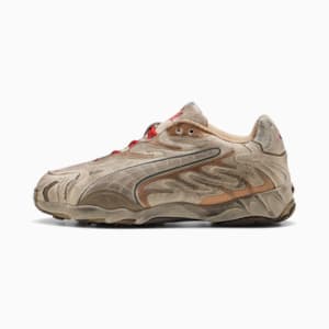 A$AP ROCKY x PUMA Inhale Distressed Canvas Men's Sneakers, Alpine Snow-PUMA Silver-Sand Dune, extralarge