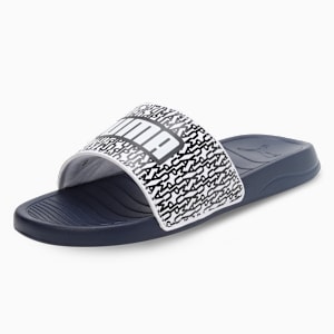 Popcat 20 Mono V2 Slides, PUMA Navy-PUMA White-PUMA Black, extralarge-IND