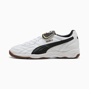 King Indoor Sneakers Unisex, PUMA White-PUMA Black, large-GBR