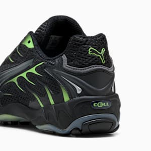 Tenis Inhale para niños grandes, PUMA Black-Green Glare, extralarge