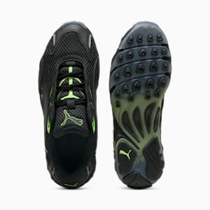 Tenis Inhale para niños grandes, PUMA Black-Green Glare, extralarge