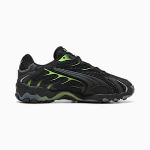 Tenis Inhale para niños grandes, PUMA Black-Green Glare, extralarge
