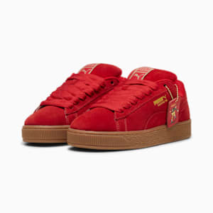 PLAY LOUD Suede XL Sneakers, For All Time Red, extralarge