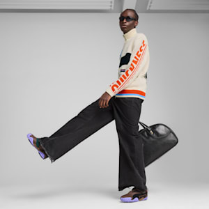 ユニセックス UR モストロ コミュニケーション スニーカー, Haute Coffee-PUMA Black, extralarge-JPN