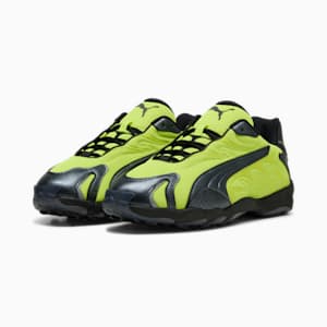 ユニセックス インへイル メタリック スニーカー, Yellow Alert-PUMA Black, extralarge-JPN