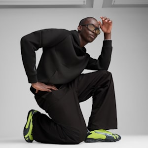 ユニセックス インへイル メタリック スニーカー, Yellow Alert-PUMA Black, extralarge-JPN