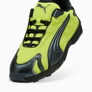 ユニセックス インへイル メタリック スニーカー, Yellow Alert-PUMA Black, extralarge-JPN