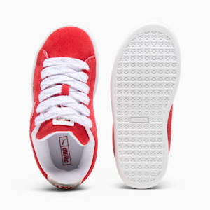 Tenis Suede XL Holiday Glitz para niños pequeños, For All Time Red-PUMA Silver-PUMA White, extralarge