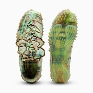 Tenis para mujer Mostro All-Over-Print Cheap Erlebniswelt-fliegenfischen Jordan Outlet x COLLINA STRADA, Fizzy Apple-Rosebay-Wild Willow, extralarge