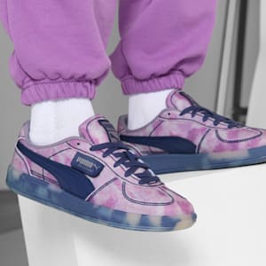 Tenis para mujer denim deslavado Palermo, Pale Plum-Blue Crystal, extralarge
