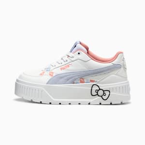 ガールズ PUMA x ハローキティ アンド フレンズ カルメン 2 アイドル スニーカー 22-25cm, PUMA White-Cool Weather-Pink Fruit, extralarge-JPN