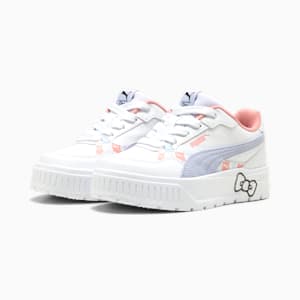 ガールズ PUMA x ハローキティ アンド フレンズ カルメン 2 アイドル スニーカー 17-21cm, PUMA White-Cool Weather-Pink Fruit, extralarge-JPN