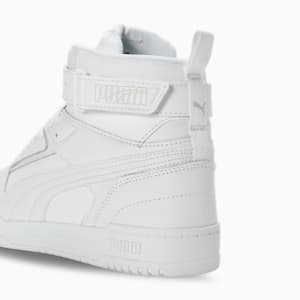 Court Shatter Men's Sportstyle Casual Shoe, PUMA White-Feather Gray, extralarge-IND