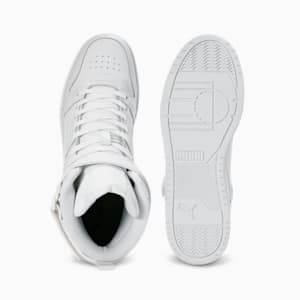 Court Shatter Men's Sportstyle Casual Shoe, PUMA White-Feather Gray, extralarge-IND