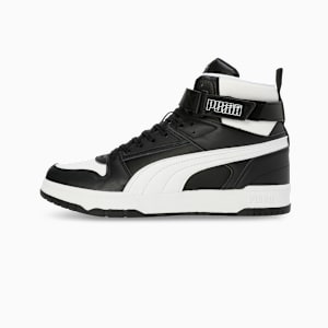 Court Shatter Men's Sportstyle Sneakers, PUMA Black-PUMA White, extralarge-IND