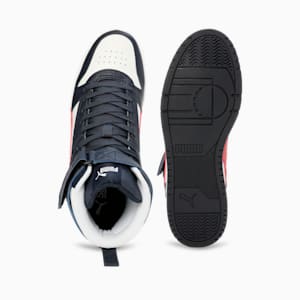 Court Shatter Men's Sportstyle Casual Shoe, Parisian Night-For All Time Red-PUMA White, extralarge-IND