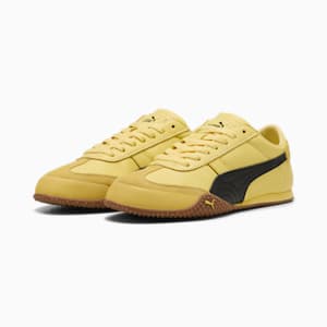 ユニセックス ベラ UT レザー スニーカー, Pale Lemon-PUMA Black, extralarge-JPN