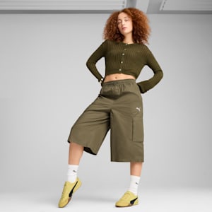 ユニセックス ベラ UT レザー スニーカー, Pale Lemon-PUMA Black, extralarge-JPN