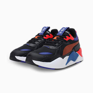 RS-X Geek Res Unisex Advanced Cushioning Sneakers, PUMA Black-Lapis Lazuli, extralarge-IND