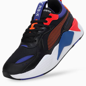 RS-X Geek Res Unisex Advanced Cushioning Sneakers, PUMA Black-Lapis Lazuli, extralarge-IND