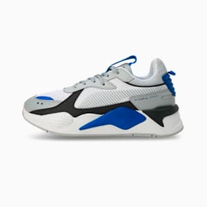 RS-X Geek Advanced Cushioning Sneakers, PUMA White-Platinum Gray, extralarge-IND