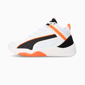 Rebound Future EVO Core Sneakers, PUMA White-PUMA Black-Ultra Orange, extralarge-IND
