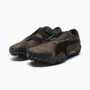 Mostro Camo Women's Sneakers, Wild Willow-Dark Olive, extralarge