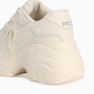 ウィメンズ パルサー ウェッジ パール スニーカー, Frosted Ivory-PUMA White, extralarge-JPN