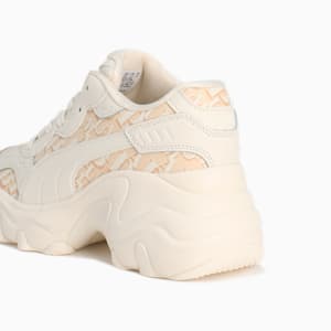 ウィメンズ パルサー ウェッジ モノグラム スニーカー, Frosted Ivory-Canvas-Light Sand, extralarge-JPN