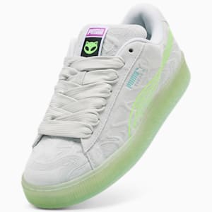 Tenis Suede XL, Silver Mist-Peaceful Blue, extralarge