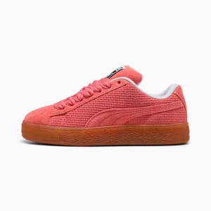 Suede XL Braided Sneakers Women, Glowing Red-PUMA White, extralarge