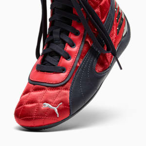 Tenis mid para mujer PUMA x LAQUAN SMITH Speedcat, For All Time Red-PUMA Black, extralarge