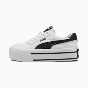 CortClassicVulcFSPlatform Sneakers Women, PUMA White-PUMA Black, extralarge