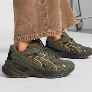 Sneakers Inverse Moss Homme, Green Moss-Dark Olive-Pumpkin Pie, extralarge
