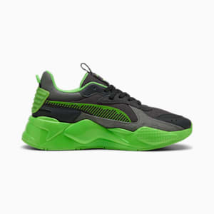 Tenis PUMA x TORTUGAS NINJA RS-X, PUMA Black-Leafy Green, extralarge