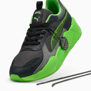 Tenis PUMA x TORTUGAS NINJA RS-X, PUMA Black-Leafy Green, extralarge