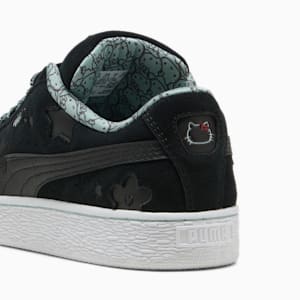 ウィメンズ PUMA x ハローキティ アンド フレンズ スウェード XL スニーカー, PUMA Black-Light Moss, extralarge-JPN