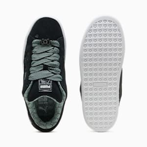 ウィメンズ PUMA x ハローキティ アンド フレンズ スウェード XL スニーカー, PUMA Black-Light Moss, extralarge-JPN