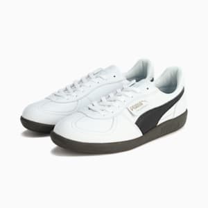 ユニセックス パレルモ レザー MIJ スニーカー, PUMA White-PUMA Black, extralarge-JPN