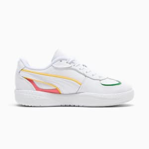 Palermo Moda NYC Flagship Women's Sneakers, PUMA White-Sunny Yellow-Blue Crystal-Archive Green, extralarge