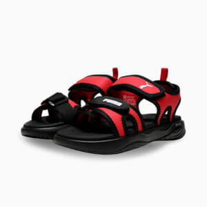 Softride Youth Backstrap Sandals, For All Time Red-PUMA Black-PUMA White, extralarge-IND