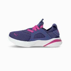 Softride Rift Swift Kicks Kids Running Shoes, Blue Crystal-Wild Berry, extralarge-IND