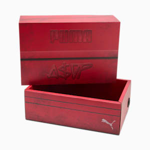 Tenis Hombre A$AP ROCKY x PUMA Inhale Distressed, PUMA Black-Pop Red, extralarge