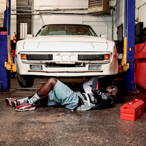 Tenis Hombre A$AP ROCKY x PUMA Inhale Distressed, PUMA Black-Pop Red, extralarge