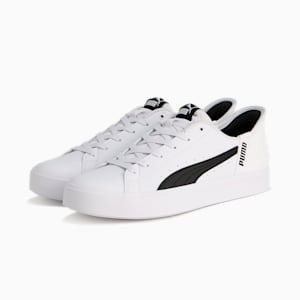 ユニセックス プーマ V コート イーズイン スニーカー, PUMA White-PUMA Black, extralarge-JPN